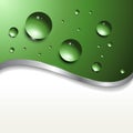 Background with water drops Royalty Free Stock Photo