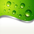 Background with water drops Royalty Free Stock Photo