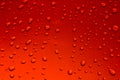 Background of water drops on surface Royalty Free Stock Photo