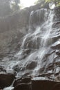 Background Waterfall rocks. Waterfall nature. travel concept. Royalty Free Stock Photo