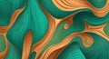 Background with waves. Vector