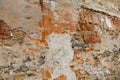 Background of a weathered old stone wall Royalty Free Stock Photo