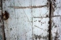 Background of weathered old wooden door Royalty Free Stock Photo