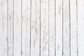 Background of weathered white planks, bright worn surface texture as graphic design element Royalty Free Stock Photo