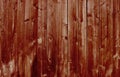 Background: Weathered wooden planks red brown