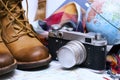 What to take for a trip Royalty Free Stock Photo