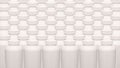 Background of white containers Royalty Free Stock Photo