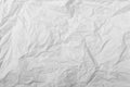 Background of white crumpled paper for various purposes Royalty Free Stock Photo