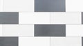 Background white grey tile ceramic bathroom wall tiles seamless pattern modern style Royalty Free Stock Photo