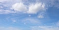 background of white and high clouds and blue sky ideal as a background as a weather forecast concept Royalty Free Stock Photo