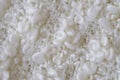 Background of white knitted fabrics