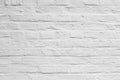 Background of white painted brick wall Royalty Free Stock Photo