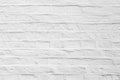 Background of white painted brick wall Royalty Free Stock Photo