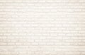 Background of wide cream brick wall texture. Old brown brick wall concrete or stone wall textured, wallpaper limestone abstract Royalty Free Stock Photo