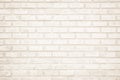 Background of wide cream brick wall texture. Old brown brick wall concrete or stone wall textured, wallpaper limestone abstract