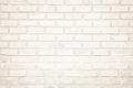 Background of wide cream brick wall texture. Old brown brick wall concrete or stone wall textured, wallpaper limestone abstract Royalty Free Stock Photo