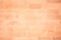 Background of wide old red brick wall texture. Old Orange brick Royalty Free Stock Photo