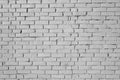 Background of wide white brick wall texture. Old brick wall stone textured, wallpaper abstract wall. Home or office design Royalty Free Stock Photo