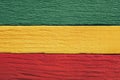 Background wood green, yellow, red old retro vintage style, rasta reggae flag Royalty Free Stock Photo