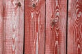 Background From Wooden Boards. Wood Background. Red