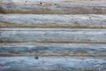 background of wooden logs wall of old rural house Royalty Free Stock Photo