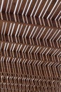 Background of wooden planks arranged diagonally, Diagonal boards with light incidence Royalty Free Stock Photo