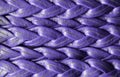 Background of a woven leather strap close-up Royalty Free Stock Photo