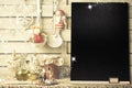 Background for writing the Christmas menu or greetings Royalty Free Stock Photo