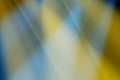 Background of yellow blue rays of light Royalty Free Stock Photo