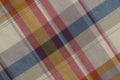 Blue and Red Plaid Royalty Free Stock Photo