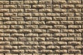 Background of yellow facing bricks. Royalty Free Stock Photo