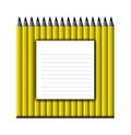 Background of yellow pencils