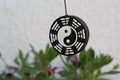 Background with ying yang symbol - Zen garden