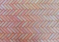 Zigzag brick pattern background Royalty Free Stock Photo