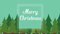 Backgroundm animation for Christmas with fir