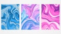 Backgrounds with marbling. Marble texture. Bright paint splash. Colorful fluid