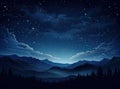 backgrounds night sky with stars and moon and clouds. Elements of this image furnished by NASA Created with Generative Royalty Free Stock Photo