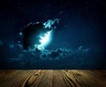 backgrounds night sky with stars, Royalty Free Stock Photo