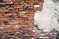 Backgrounds of old vintage brick wall Royalty Free Stock Photo