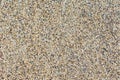 Backgrounds of sand stone wall. Small pebbles mixed with sand texted background Royalty Free Stock Photo