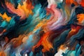 Backgrounds and wallpapers made from abstract paintings