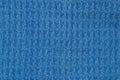 Blue wiping cloth for digital ecran on white background