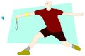 Backhand Net Shot in Badminton