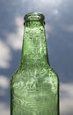 Backlight beer bottles Royalty Free Stock Photo