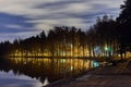 Cloudy moving skies. Reflections, shadows and light.