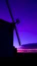 Backlight windmill Royalty Free Stock Photo