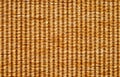 Backlighted wicker pattern of canes and yarns