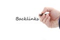 Backlinks text concept