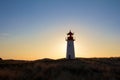 Backlit lighthouse 1