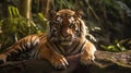 Backlit Photography Of Harpia Harpyja Tiger In Brazilian Zoo